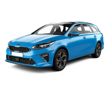 Soporte de protección acero inoxidable para reposapiés de coche Kia Ceed