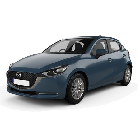 Soporte de protección acero inoxidable para reposapiés de coche Mazda 2