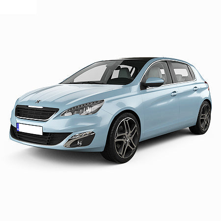 Protección de umbral de puerta de acero inoxidable Peugeot 308