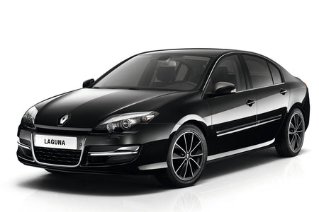 Soporte de protección acero inoxidable para reposapiés de coche Renault Laguna