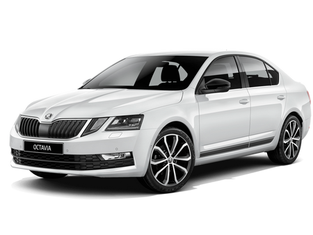 Protección de umbral de puerta de acero inoxidable Skoda Octavia