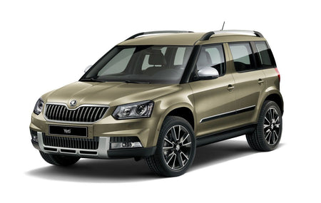 Protección de umbral de puerta de acero inoxidable Skoda Yeti