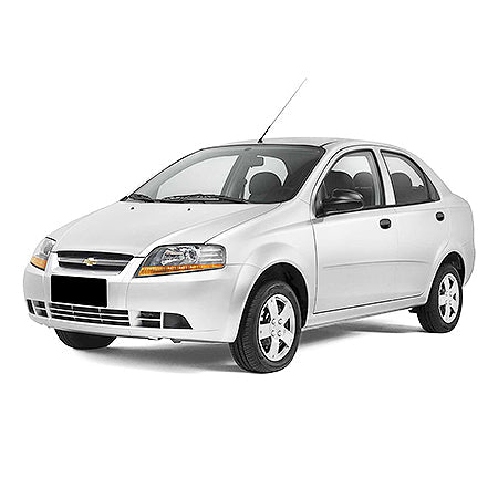 Molduras laterales Chevrolet Aveo T200 fabricación 2002 - 2005, carrocería sedán