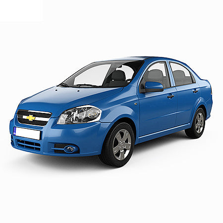 Alfombrillas de coche Chevrolet Aveo T250 fabricación 2006 - 2011, carrocería sedán