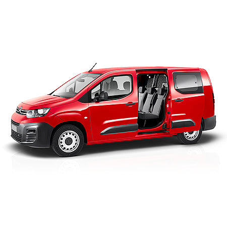 Soporte de protección acero inoxidable para reposapiés de coche Citroen Berlingo II fabricación 2008 - 08.2018, carrocería furgoneta