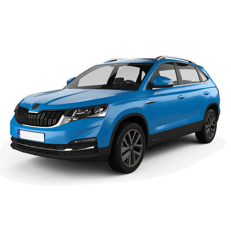 Soporte de protección acero inoxidable para reposapiés de coche Skoda Kamiq