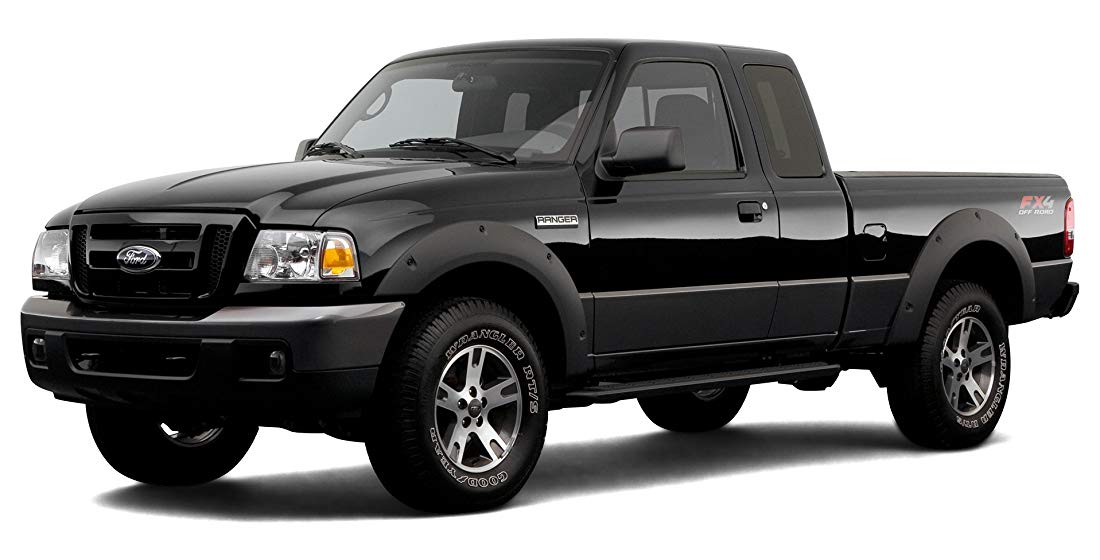 Protección de umbral de puerta de acero inoxidable Ford Ranger fabricación 2007 - 2011, carrocería camioneta