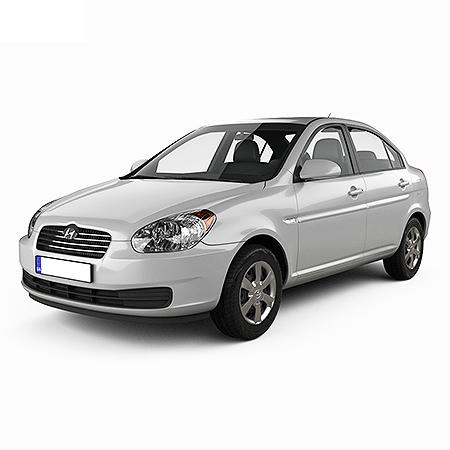 Alfombrillas de coche Hyundai Accent fabricación 2006 - 2010, carrocería sedán