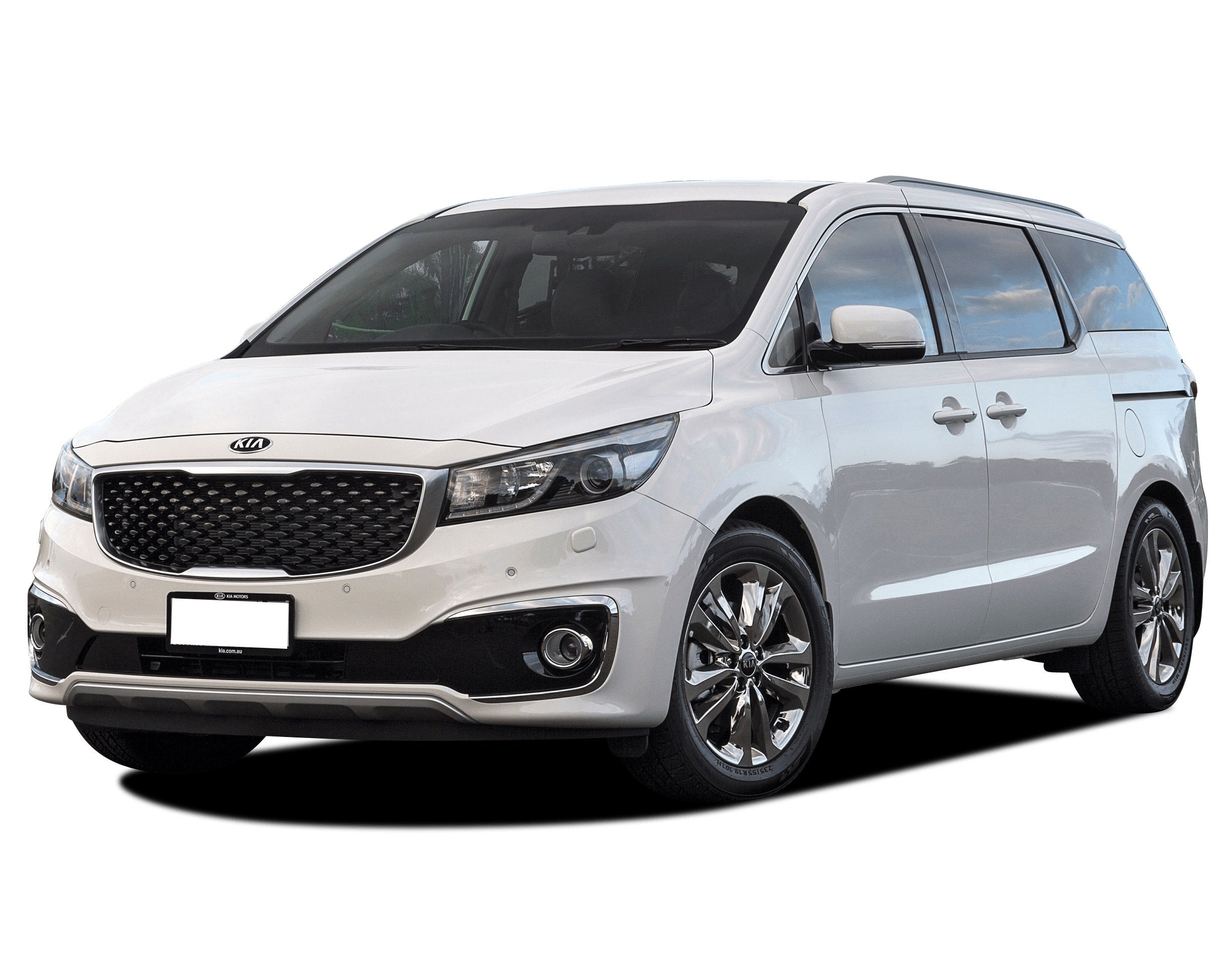 Protección de umbral de puerta de acero inoxidable Kia Carnival fabricación 2006 - 2014, carrocería furgoneta