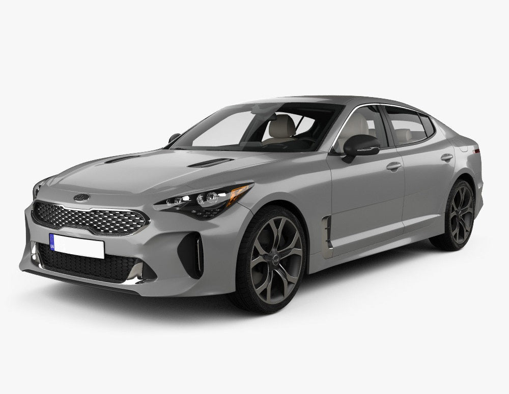 Alfombrillas de coche Kia Stinger fabricación 10.2017 - presente, carrocería hatchback