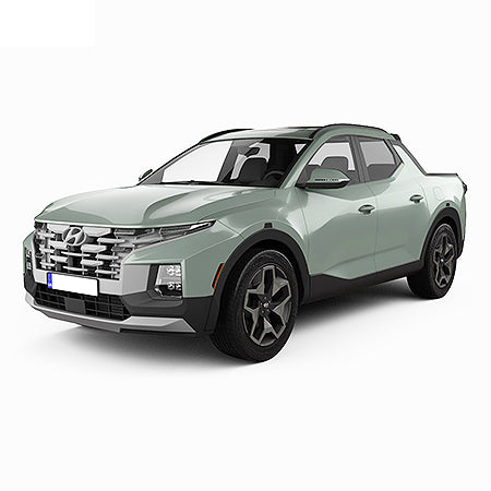 Protección para borde del maletero de acero inoxidable Hyundai Santa