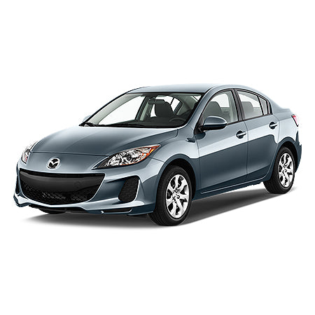 Soporte de protección acero inoxidable para reposapiés de coche Mazda 3 II fabricación 05.2009 - 08.2013, carrocería sedán