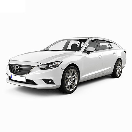 Soporte de protección acero inoxidable para reposapiés de coche Mazda 6 III fabricación 01.2013 - presente, carrocería camioneta