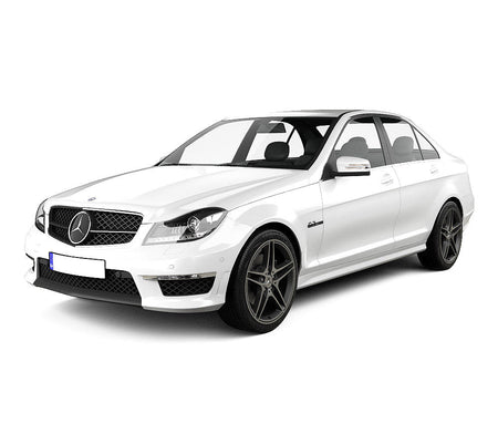 Protección de umbral de puerta de acero inoxidable Mercedes Clase C W204 fabricación 04.2007 - 02.2014, carrocería sedán
