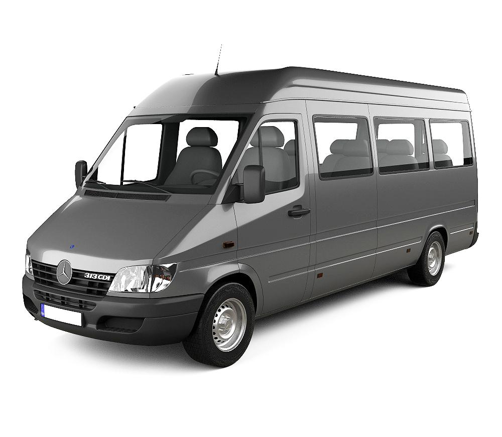 Alfombrillas tipo bandeja Mercedes Sprinter I fabricación 1995 - 2006, carrocería furgoneta