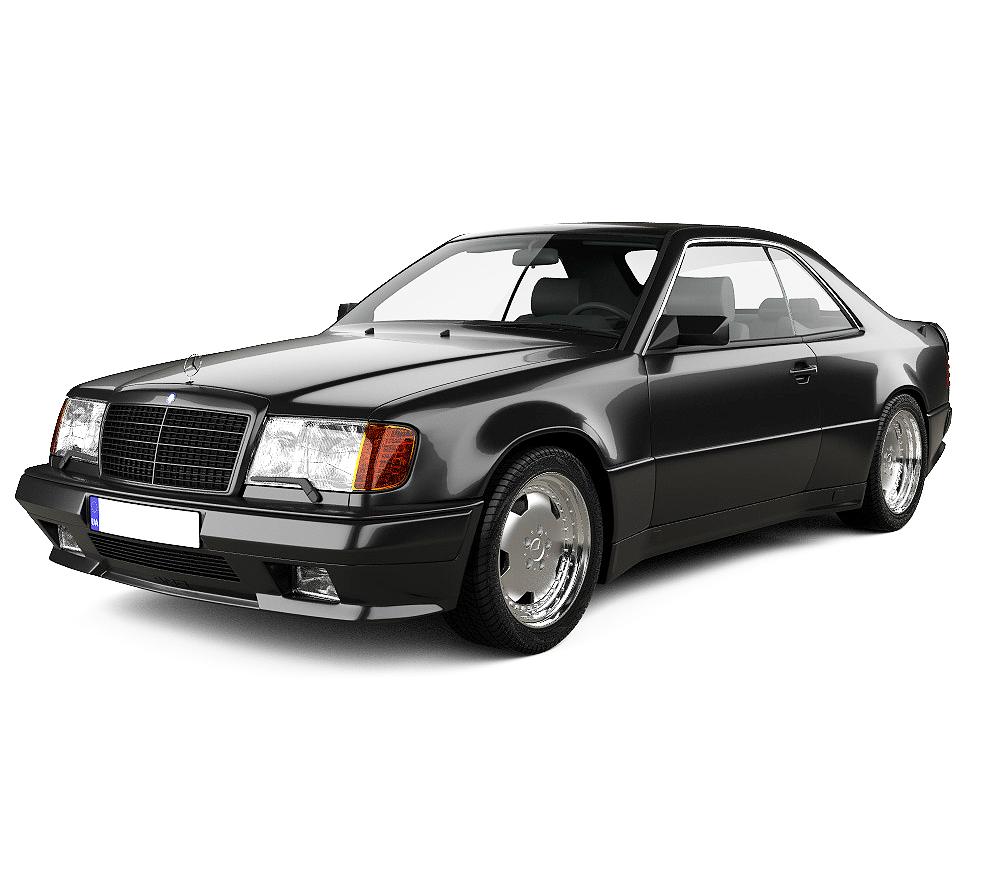 Alfombrillas de moqueta Mercedes MB W124 fabricación 1986 - 1996, carrocería sedán