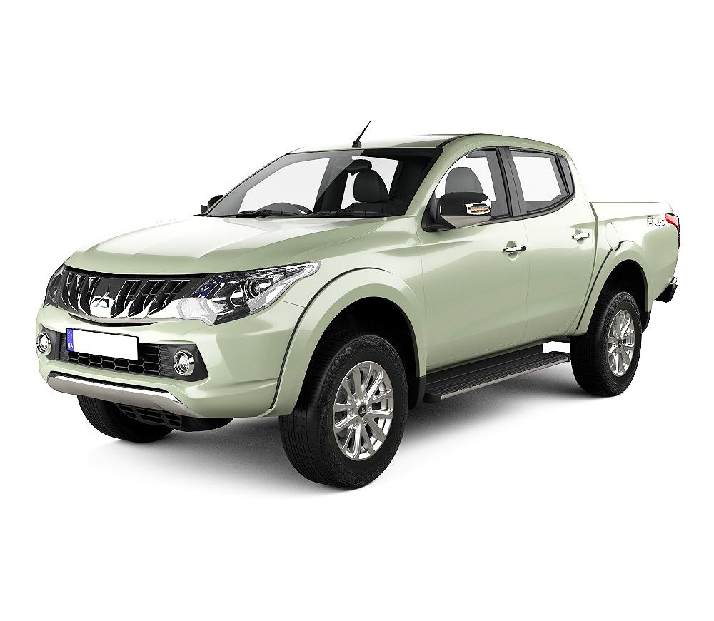Alfombrillas tipo bandeja Mitsubishi L200 fabricación 06.2015 - presente, carrocería camioneta