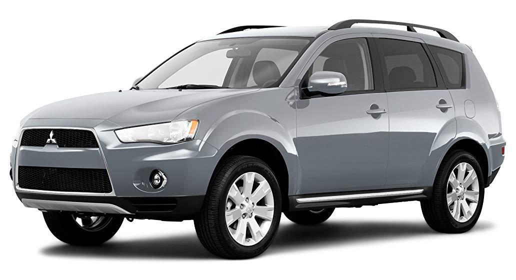 Protección de umbral de puerta de acero inoxidable Mitsubishi Outlander II fabricación 03.2007 - 08.2012, carrocería suv
