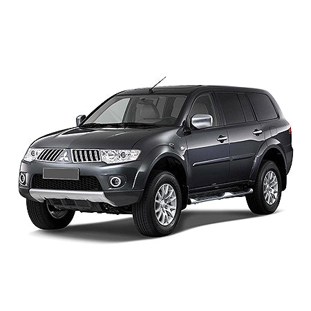 Protección de umbral de puerta de acero inoxidable Mitsubishi Pajero Sport II fabricación 2008 - 07.2015, carrocería suv