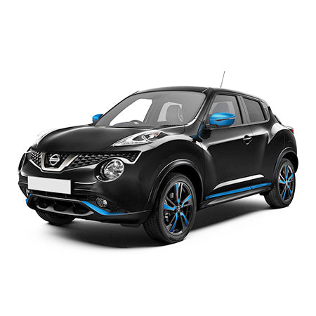 Alfombrillas de moqueta Nissan Juke I Facelift fabricación 06.2014 - 08.2019, carrocería suv