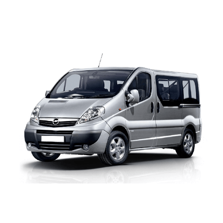 Protección de umbral de puerta de acero inoxidable Opel Vivaro A fabricación 09.2001 - 08.2014, carrocería furgoneta