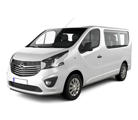 Protección de umbral de puerta de acero inoxidable Opel Vivaro B fabricación 09.2014 - 02.2019, carrocería furgoneta