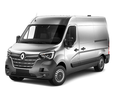Protección de umbral de puerta de acero inoxidable Renault Master II fabricación 2003 - 2010, carrocería furgoneta