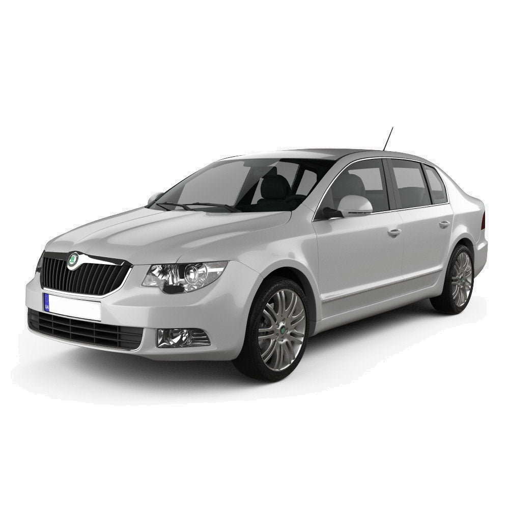 Alfombrillas tipo bandeja Skoda Superb II fabricación 06.2008 - 04.2015, carrocería sedán