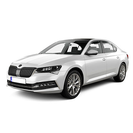 Alfombrillas de moqueta Skoda Superb IV fabricación 2020 - presente, carrocería sedán