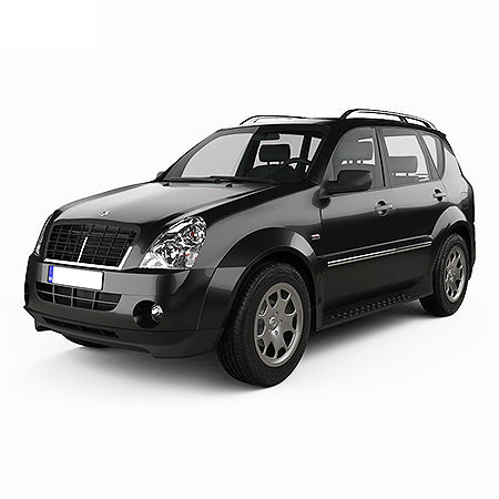 Protección de umbral de puerta de acero inoxidable Ssang Yong Rexton Y200 fabricación 2001 - 2011, carrocería suv