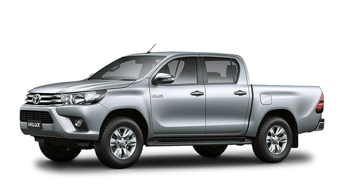 Protección de umbral de puerta de acero inoxidable Toyota Hilux fabricación 2006 - 08.2016, carrocería camioneta