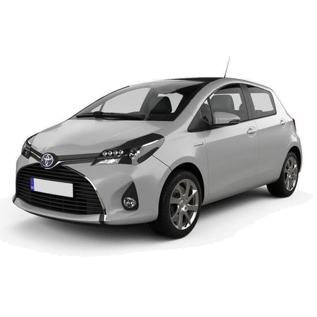 Soporte de protección acero inoxidable para reposapiés de coche Toyota Yaris III fabricación 09.2011 - 2017, carrocería hatchback