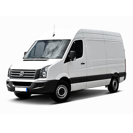 Protección de umbral de puerta de acero inoxidable Volkswagen Crafter fabricación 2006 - 2017, carrocería furgoneta