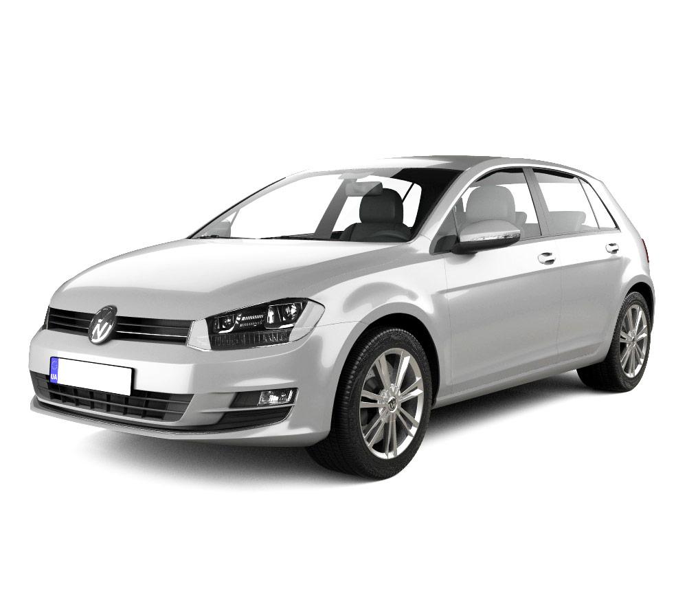 Soporte de protección acero inoxidable para reposapiés de coche Volkswagen Golf 7 fabricación 10.2012 - 12.2019, carrocería hatchback