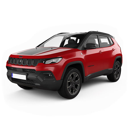 Alfombrillas tipo bandeja Jeep Compass Facelift Plug-in Hybrid fabricación 2021 - presente, carrocería suv