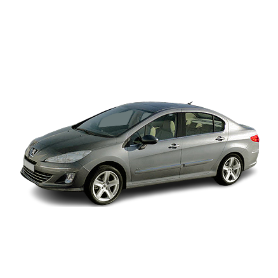 Protección de umbral de puerta de acero inoxidable Peugeot 308 I fabricación 10.2007 - 05.2014, carrocería sedán