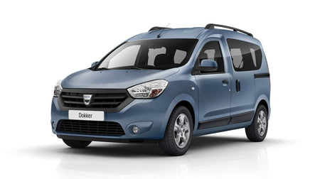 Soporte de protección acero inoxidable para reposapiés de coche Dacia Dokker