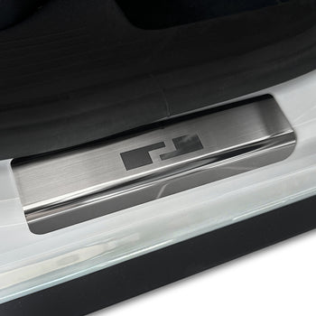 Protección de umbral de puerta de acero inoxidable Dacia Duster III LPG, fabricación 06.2024 - presente, carrocería suv | 08-1410