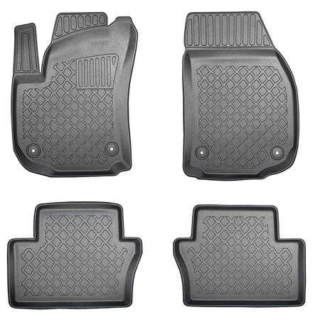 Alfombrillas tipo bandeja Opel Zafira B, fabricación 05.2005 - 2014, carrocería furgoneta 5-7 plazas, sin tercera fila | 602368