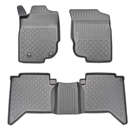 Alfombrillas tipo bandeja Toyota Hilux, fabricación 2006 - 08.2016, carrocería camioneta doble cabina | 603378