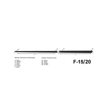 Molduras laterales Renault Talisman, fabricación 01.2016 - 12.2022, carrocería sedán | F-15