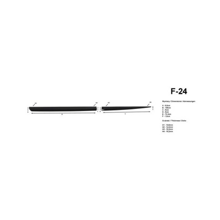 Molduras laterales Opel Astra K, fabricación 11.2015 - 12.2021, carrocería hatchback | F-24