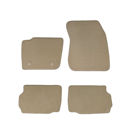 Alfombrillas de moqueta (beige) Jeep Renegade, fabricación 09.2014 - 06.2018, carrocería suv, la distancia entre el sistema de sujeción de 20.4 cm en el lado del pasajero | 1030454BEIGE