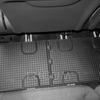 Alfombrillas de coche Mercedes Clase V W447, fabricación 06.2014 - presente, carrocería furgoneta, tercera fila #3