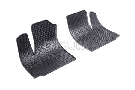 Alfombrillas de coche Fiat Doblo I, fabricación 2001 - 2010, carrocería furgoneta, 2 plazas #1