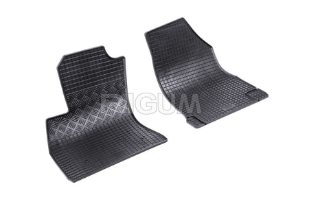 Alfombrillas de coche Fiat Doblo II, fabricación 2010 - presente, carrocería furgoneta, 2 plazas #1
