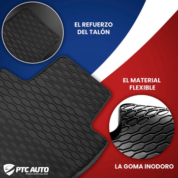 Alfombrillas de coche Mercedes Citan, fabricación 10.2012 - presente, carrocería furgoneta, 2 plazas #1 - 3
