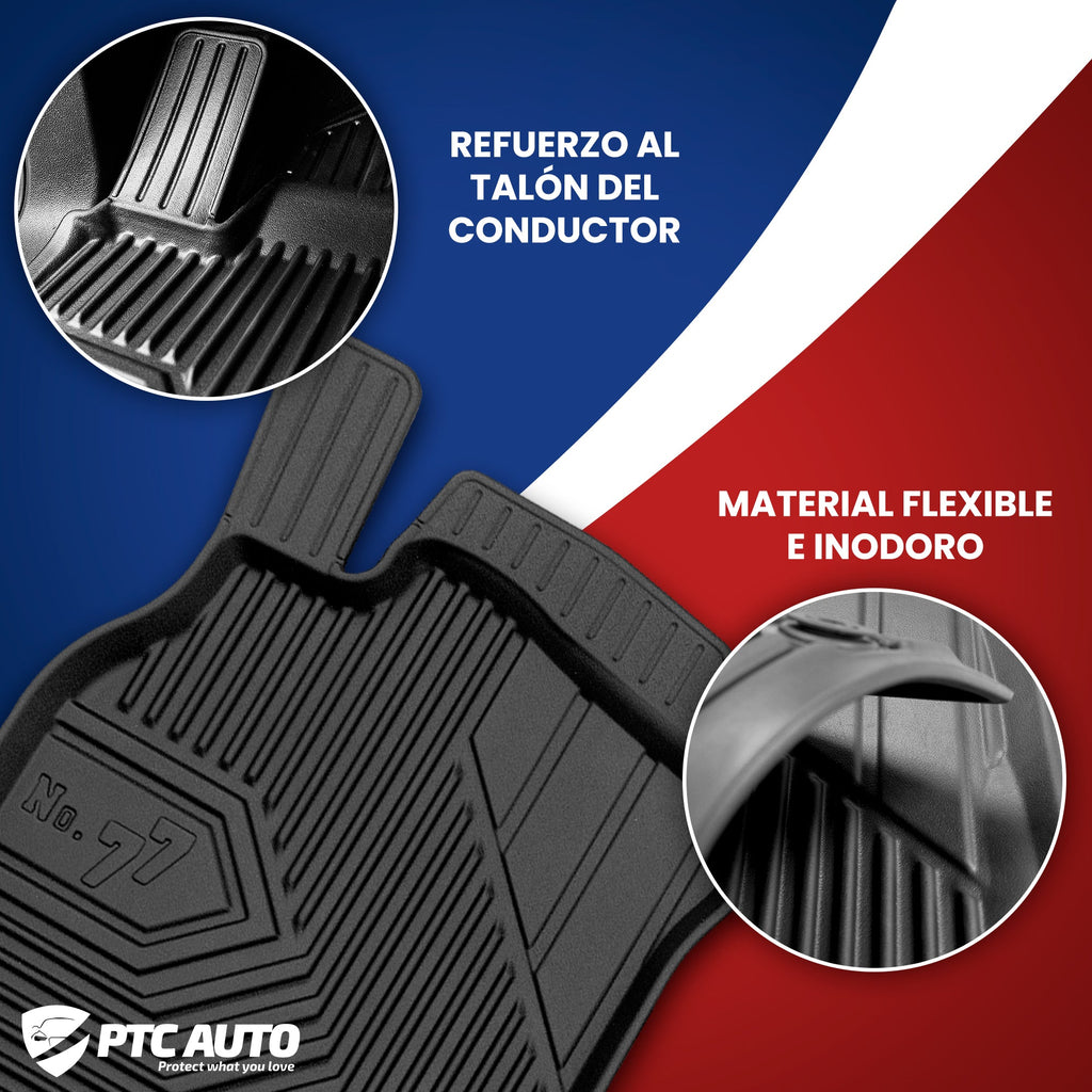 Alfombrillas Para Volvo V40 II (2012-2019) - TPE, Borde Alto, Hechas A Medida
