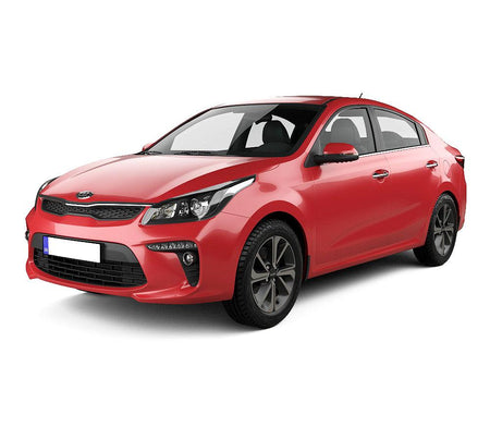 Protección de umbral de puerta de acero inoxidable Kia Rio