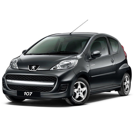 Protección de umbral de puerta de acero inoxidable Peugeot 107